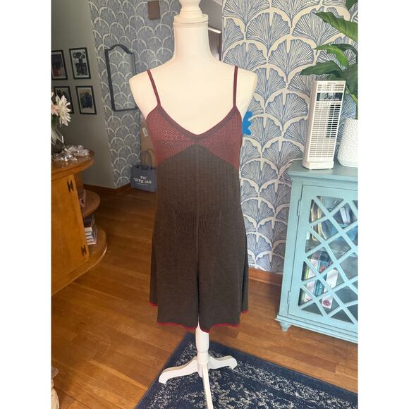 Marc Jacobs Dresses & Skirts - Marc Jacobs Pointelle Knit Dress 2021 Warm Tones Tank Dress Sz. M